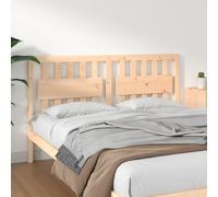 Headboard Brown Solid Pine Wood 140.5x8.5x100.5cm Fits 135cm SturdyRusticBed