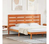 Headboard Wax Brown 200.5 x 3 x 80 cm Solid Pine Wood