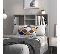 Vidaxl Headboard Cabinet Grey Sonoma 100X19X103.5 Cm Headboard Cabinets