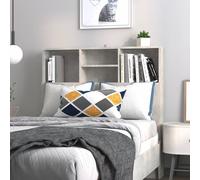 Headboard Cabinet Bedroom Bookcase Headboard Furniture Multi Colours vidaXL