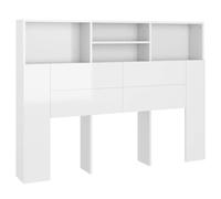 Headboard Cabinet Bedroom Bookcase Headboard Furniture Multi Colours vidaXL