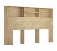 Vidaxl Headboard Cabinet Sonoma Oak 160X19X103.5 Cm Headboard Cabinets