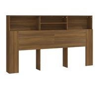 (artisan oak) vidaXL Headboard Cabinet Bedroom Bookcase Headboard Furniture Multi Colours