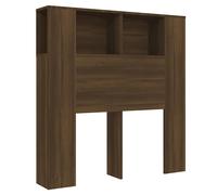 (brown oak) vidaXL Headboard Cabinet Indoor Bookcase Headboard Furniture Multi Colours