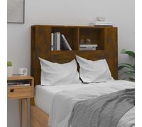 Headboard Cabinet Indoor Bookcase Storage Bed Furniture Engineered Wood VidaXL