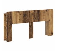 Headboard Cabinet U-Shape 154x18.5x80cm Old Wood Engineered Wood Storage Bedside