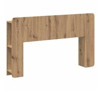 vidaXL Headboard Cabinet with Storage Old Wood Engineered Wood