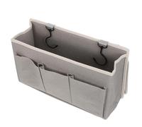 Headboard Caddy 4 Pocket Hanging Storage Basket with Fasteners