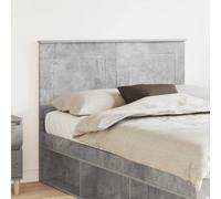 Headboard Concrete Grey 100cm Engineered Wood Wall-Mounted Adjustable 123cm Slim
