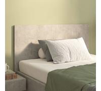 Headboard Concrete Grey 120x80cm Engineered Wood Wall-Mounted Slim Modern Panel
