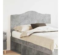 Headboard Concrete Grey 123x3x100cm Engineered Wood Minimalist Modern Slim Panel