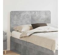 Headboard Concrete Grey 123x3x100cm Engineered Wood Rectangular Modern EasyClean