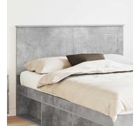 Headboard Concrete Grey 143cm Engineered Wood Wall-Mount Adjustable Height 100cm