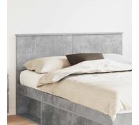 Headboard Concrete Grey 163x90cm Engineered Wood Modern Rectangular Easy-Clean+