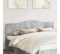 Headboard Concrete Grey 183 x 3 x 90 cm Engineered Wood Modern Finished Back Eco
