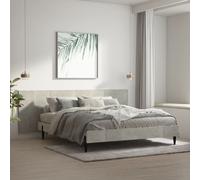 Headboard Concrete Grey 240cm Engineered Wood Slim 1.5cm Wall-Mounted Modern