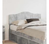 Headboard Concrete Grey Engineered Wood 123x3x90cm Modern Minimalist DurableEco