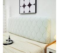 Headboard Cover Bed Headboard Slipcover Pure Color Stretch Bed Headboard Cove Dustproof All-inclusive Elastic Bed Head Protector Cover King Size Head Board Covers Bedroom Decoration-Green||150cm