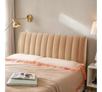 Headboard Cover for Single Double King Size Bed Stretch All-Inclusive Bed Headboard Covers Solid Color Dustproof Protector Cover for Bedroom Head Decor,B,140cm