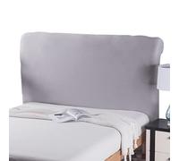 Headboard Cover King size Double Single Stretch Bed Headboard Slipcover, Elastic Bed Head Cover For Upholstered/Wooden/Leather Head Board Backrest Protector Cover For Bedroom Décor(90-110cm,Gray2)