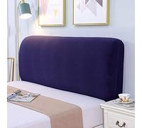 Headboard Cover Queen Size Dark Gray Bed Headboard Slipcover Protector with Stretch Dustproof Cotton Cover for Twin Full King Headboard,Blue-140~170CM