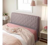 Headboard Cover, Stretch Quilted Dustproof Headboard Protector, Removable Washable Upholstered Headboard Slipcover for Bedroom Modern Bed Head Cover for Full/Queen/King Size Beds,E,200cm