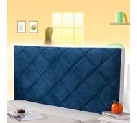 Headboard Covers for Double Bed Backrest Cover Headboard Cover Grey Bed Headboards Slipcover Quilted Thickening for Bed Backrest Protector Headboards Covers,blue-150cm