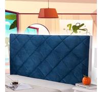 Headboard Covers for Double Bed Pink Bed Headboard Cover Slipcover Tight Wrap Bed Head Cover Bed Back Protector Stretch Bed Backrest Slipcover Single Double Queen,blue-120cm