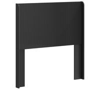 Headboard Engineered Wood Modern Bedroom Rectangular Vertical Slat vidaXL