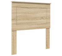 Headboard High Gloss White 100 cm. Engineered Wood Wall-Mount Adjustable Height