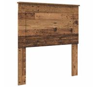 Headboard Gloss White 100cm Engineered Wood Wall-Mounted Adjustable Height Sleek