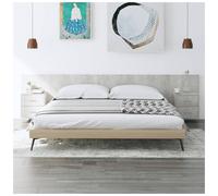 Bed Headboard with Cabinets Bed Header Bed Cabinet Engineered Wood vidaXL