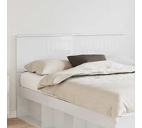 Headboard Gloss White 90 cm Engineered wood