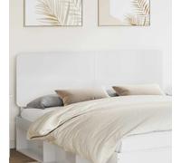 Headboard Gloss White 100 cm Engineered wood