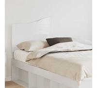 Headboard Gloss White 100 cm Engineered wood