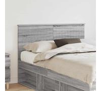 Headboard Grey Sonoma 135 cm Engineered wood