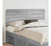 Headboard Grey Sonoma 143x3x100cm Engineered Wood Contemporary Rectangular Sleek