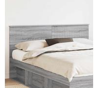 Headboard Grey Sonoma 160 cm Engineered wood