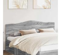 Headboard Grey Sonoma 183x3x90cm Engineered Wood Modern Rectangular Panel Finish
