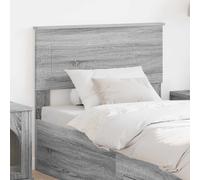 Headboard Grey Sonoma 80 cm Engineered wood