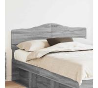 Headboard Grey Sonoma Engineered Wood 163x3x90cm Rectangular Modern Minimalist X