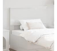 Headboard Gloss White 90 cm Engineered wood