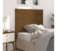 Headboard Honey Brown 81x4x100 cm Solid Wood Pine