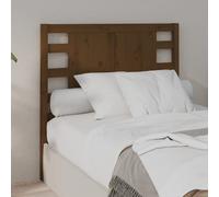 Headboard Honey Brown 81x4x100 cm Solid Wood Pine Berkfield Home Brown One Size