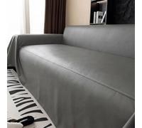 HEADBOARD L Shaped Sofa Cover,PU Leather Couch Protector,Waterproof Sofa Slipcover,Sectional Loveseat Covers,Wipeable Slipcover,Couch Protector for Dogs/Cats (grey,180X230CM)