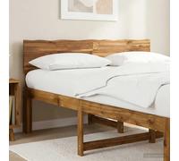 Headboard Live Edge Natural 139 x 3.6 x 81 cm Brown Solid Acacia Wood