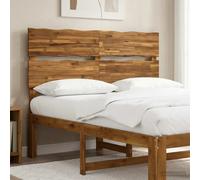 Headboard Live Edge Natural Two Panel 164 x 3.6 x 115 cm Brown Solid Acacia Wood