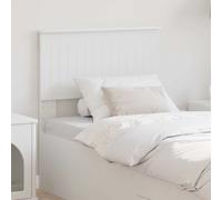 Headboard Modern White Engineered Wood 78x7x90cm Minimalist Bedroom Panel Deluxe
