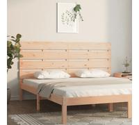 Headboard Natural Pine Solid Wood Slatted 200x80 cm Untreated Extra Style