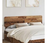 Headboard Old wood 183x3x90cm Engineered wood Panel 180 cm Minimal Modern Sleek